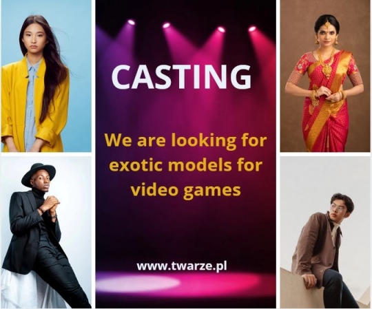 We are looking for models of various ages with exotic looks 